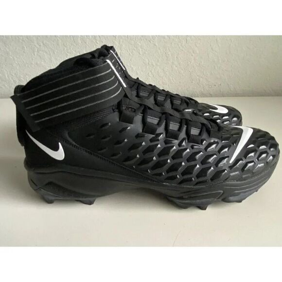 Men's Sz 17 Nike Force Savage Pro 2 Shark P Football Cleats Black BV5448-001 - Picture 4 of 9